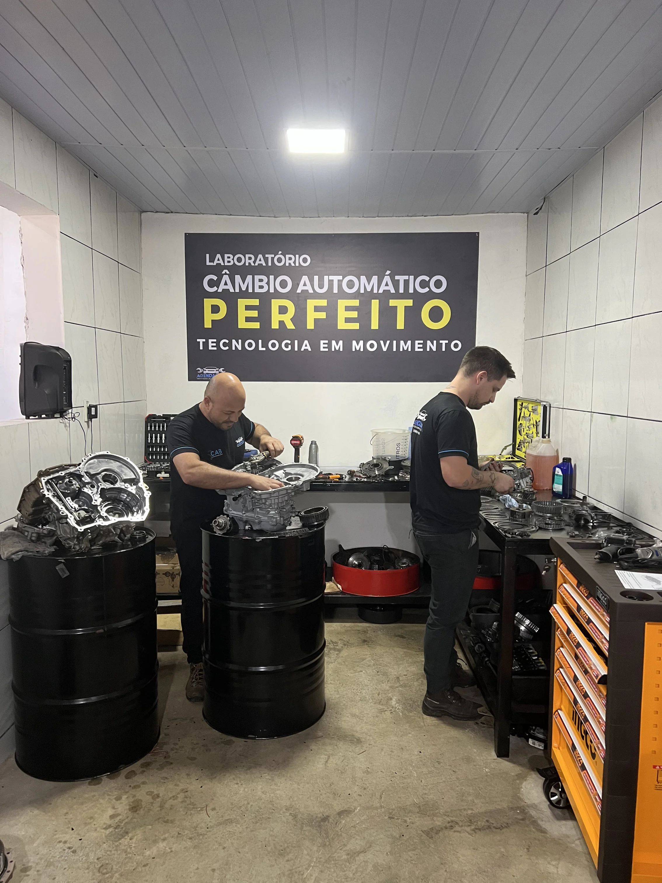 Laboratório Câmbio Automático Perfeito — espaço especializado da AgendaCar em Guarapuava